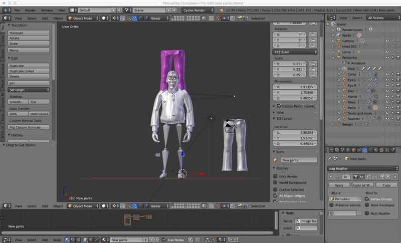 Unexpected arm twist during testing.
