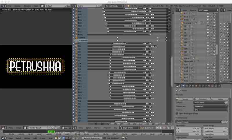 Marquee selection in the graph editor.